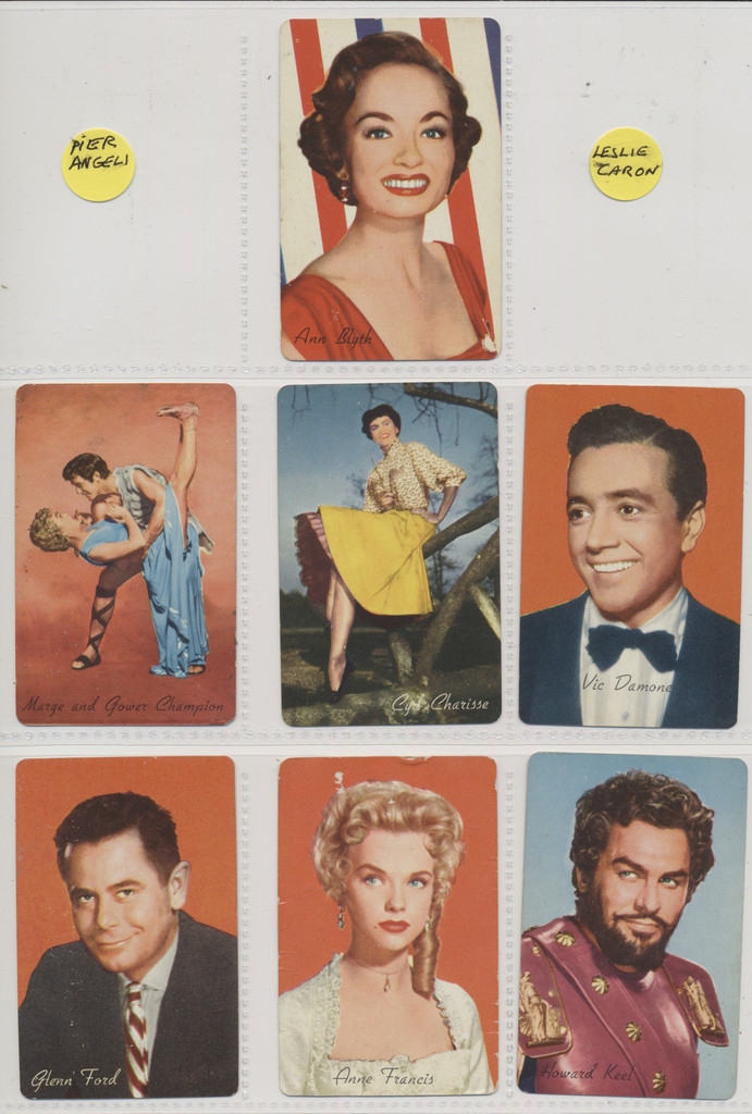 1958 F272-20 Movie Stars Of MGM General Mills  Lot 14/18  #*sku35927