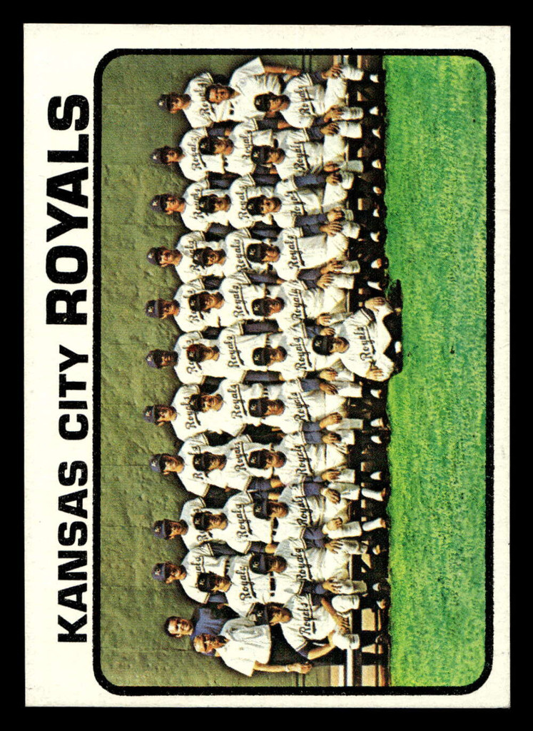 1973 Topps #347 Royals Team Very Good 