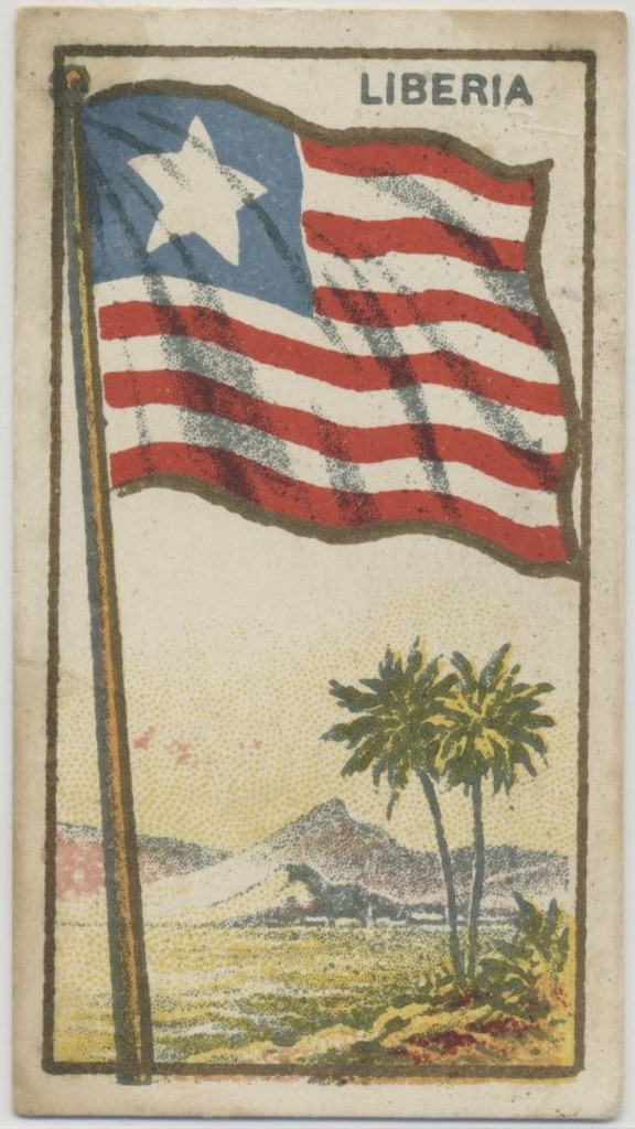 1907/1915  E15 American Caramels Co Flag Caramels Liberia  #*sku35998
