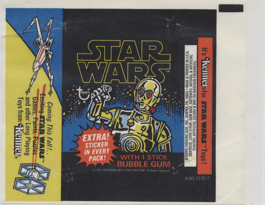 1977 Topps  Star Wars  1st Series  Wrappers  #*36023