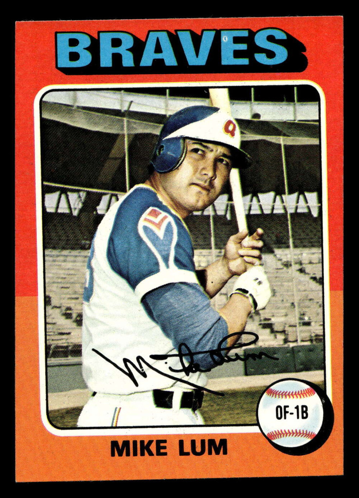 1975 Topps #154 Mike Lum Near Mint+  ID: 398045