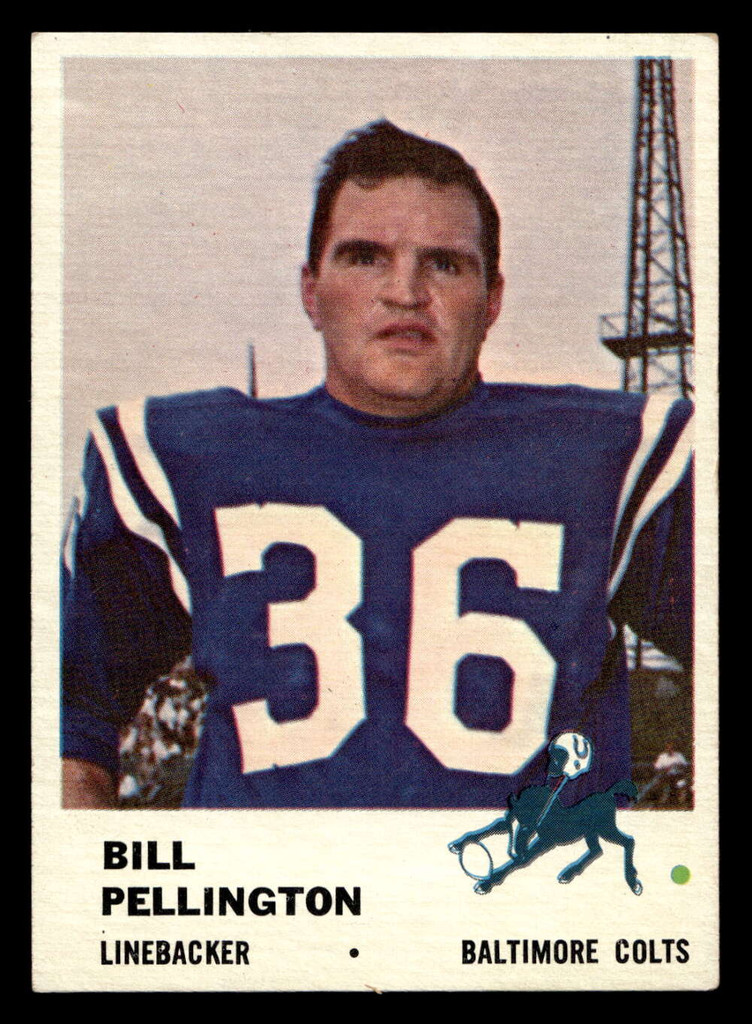 1961 Fleer #36 Bill Pellington Excellent+ 