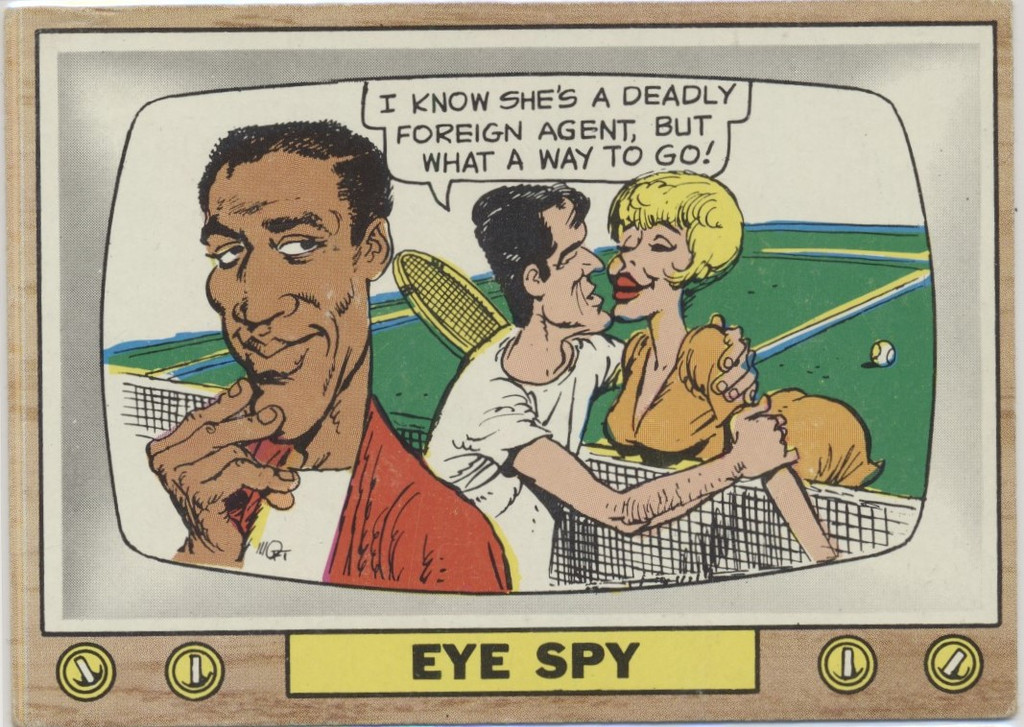 1968 Topps (TEST) R708-23a Crazy T.V. Wood Boarder Eye Spy Blank Back  #*sku36072