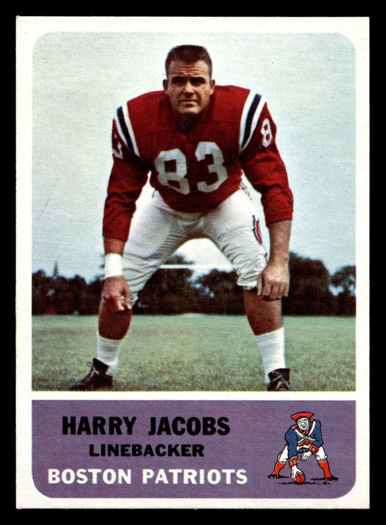 1962 Fleer #10 Harry Jacobs Near Mint  ID: 399979