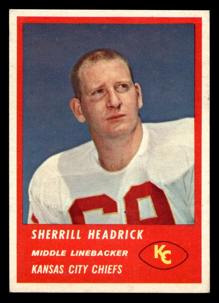 1963 Fleer #53 Sherrill Headrick Ex-Mint 