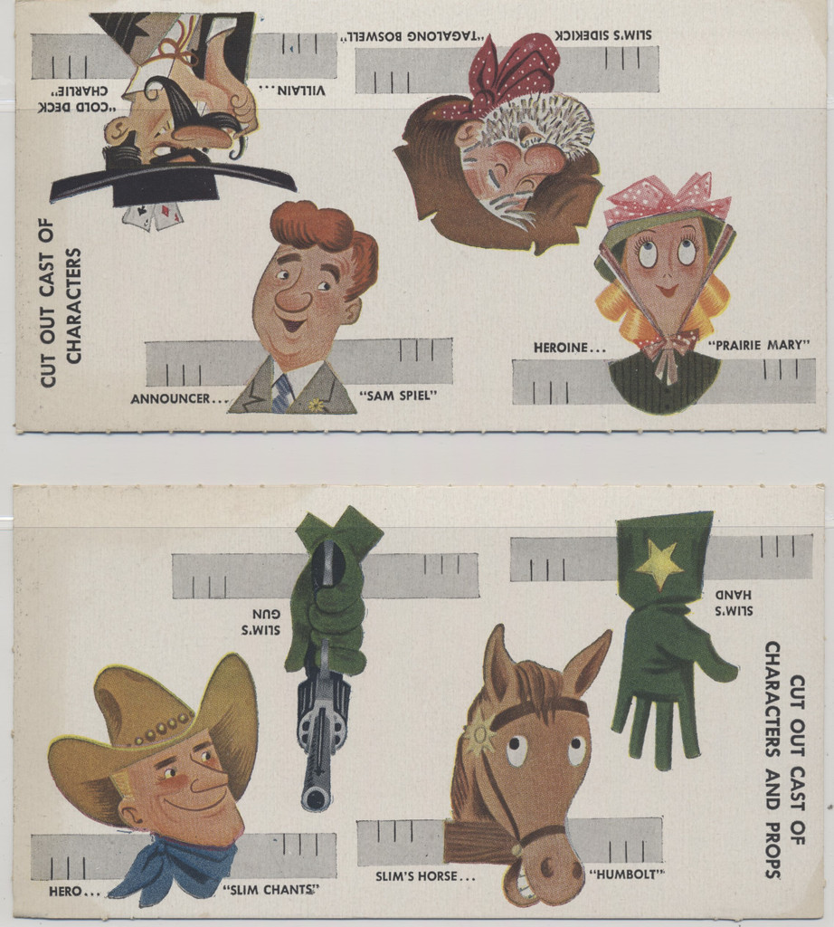 1952-53  F275-20 Nabisco T V Puppets Theatre  Lot 2  #*sku36092