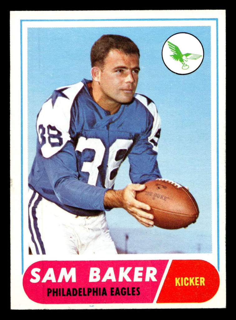 1968 Topps #32 Sam Baker Ex-Mint  ID: 401383