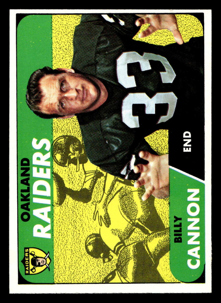 1968 Topps #37 Billy Cannon Ex-Mint  ID: 401391
