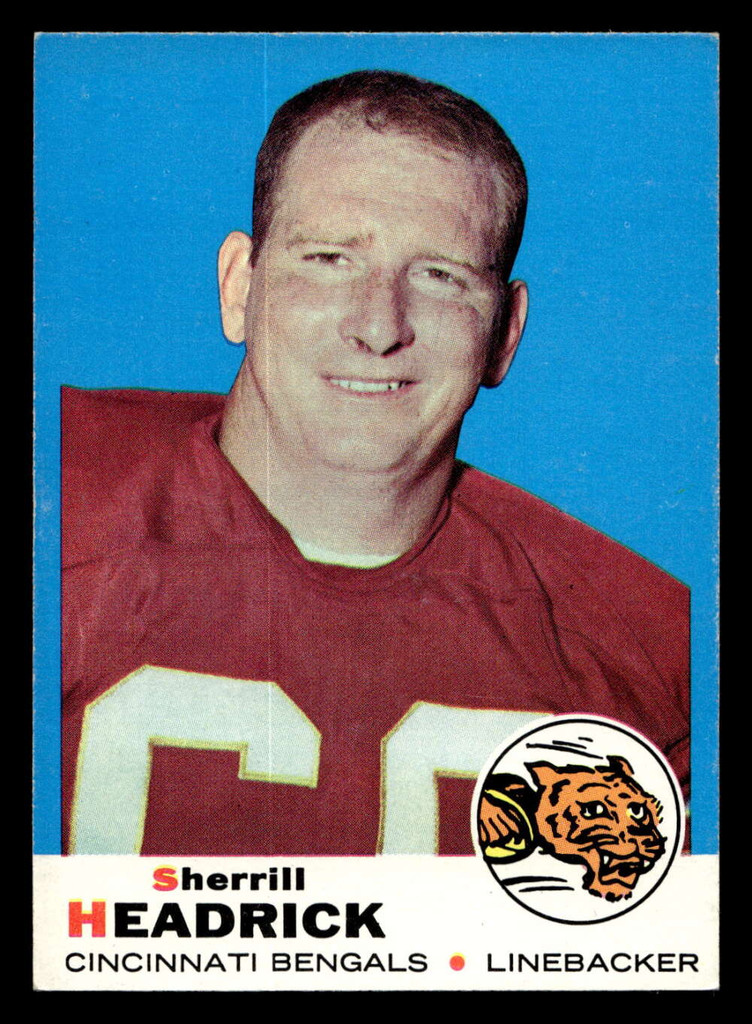 1969 Topps #9 Sherrill Headrick Ex-Mint  ID: 401602