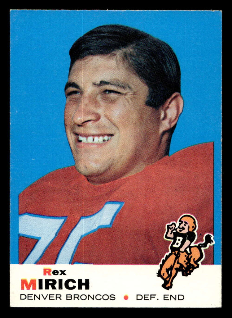 1969 Topps #49 Rex Mirich Near Mint  ID: 401644