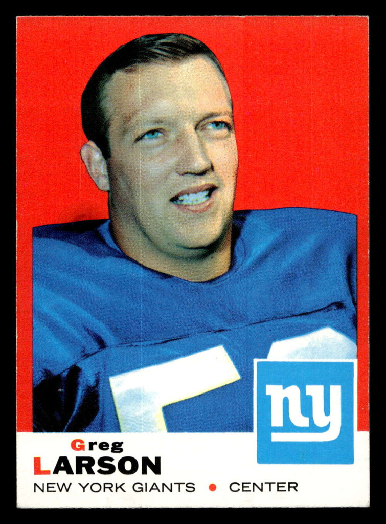 1969 Topps #106 Greg Larson Ex-Mint  ID: 401704