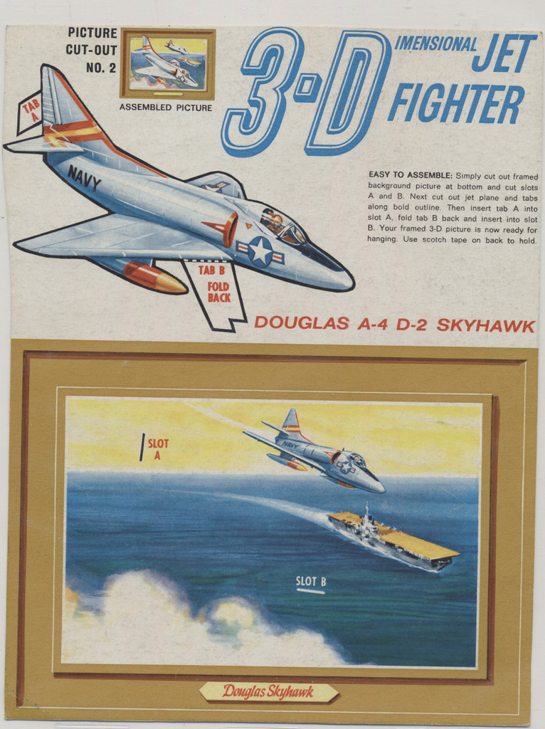 c-1954 3-Dimenaional Jet Fighters Lot 3  #*nssku36102