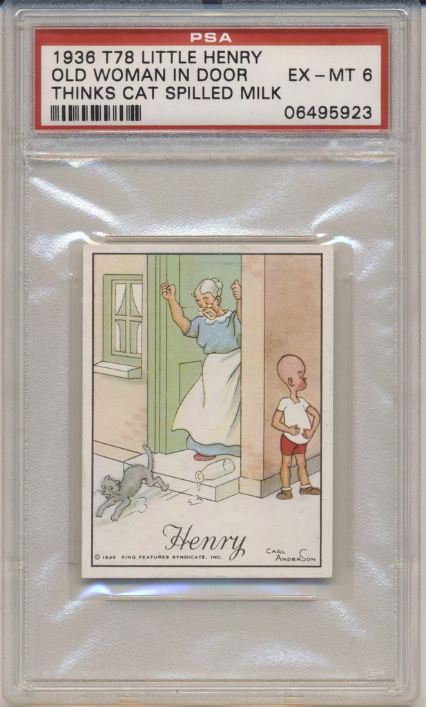 1936 T78 Little Henry Old Woman In Door... Pop 1 PSA 6 Ex-Mt  #*sku36127