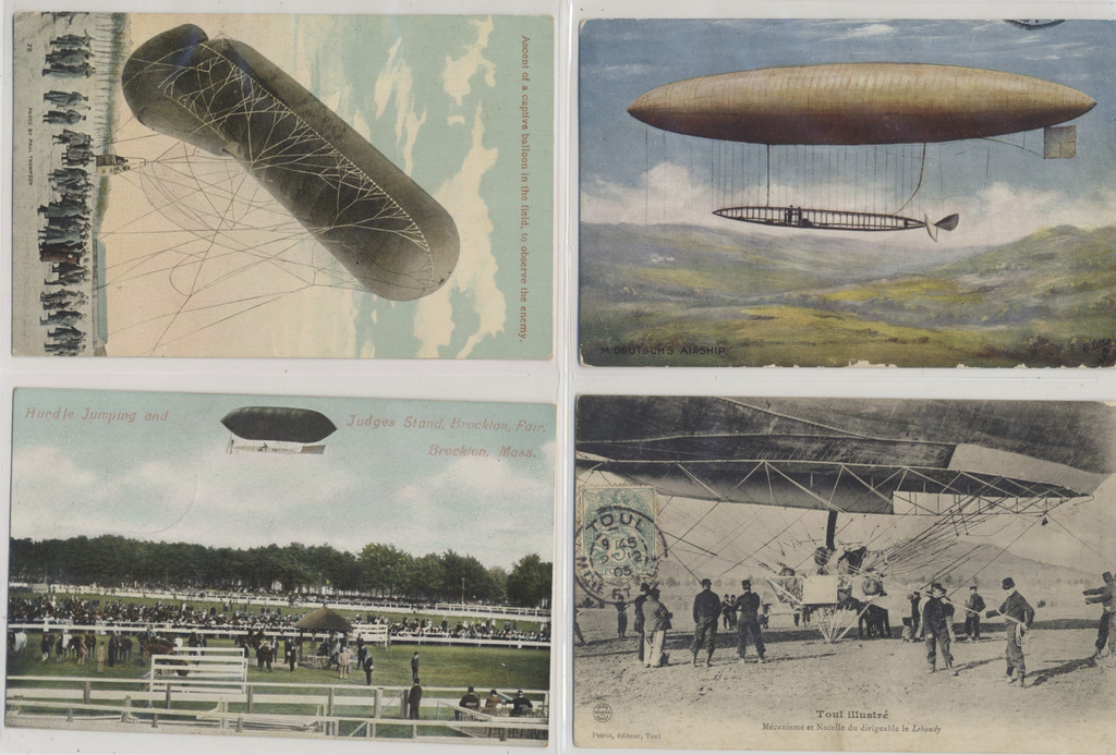 c-1900 to 1920's Post Cards Air Ships & Zeppelins Lot 88  #*sku8h36153