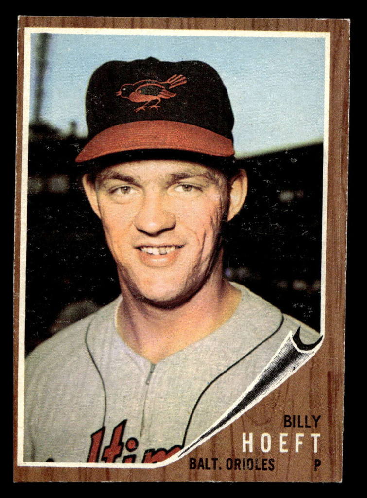 1962 Topps #134 Billy Hoeft UER Excellent+ blue sky 