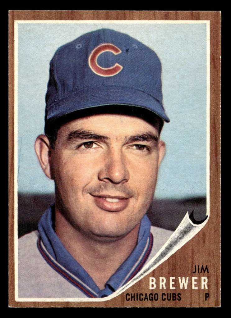 1962 Topps #191 Jim Brewer Ex-Mint  ID: 401991