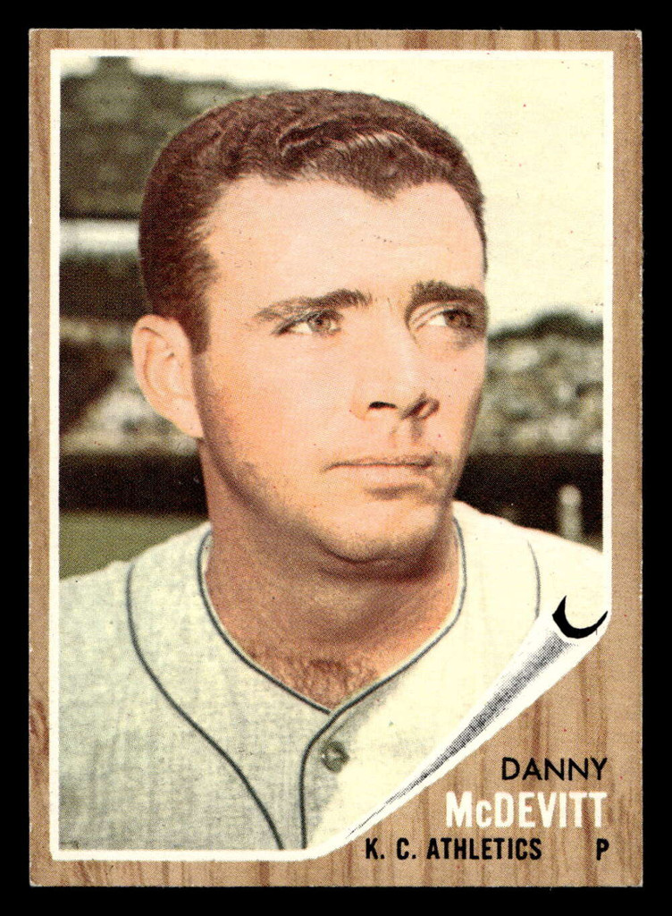 1962 Topps #493 Danny McDevitt Near Mint  ID: 402286