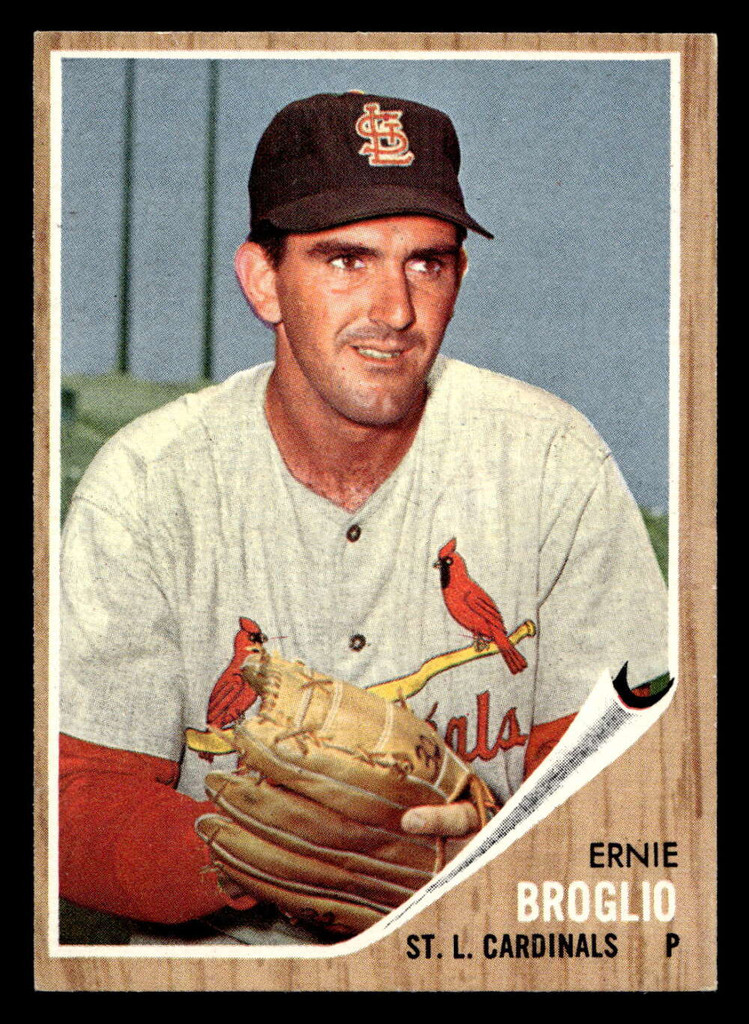 1962 Topps #507 Ernie Broglio Near Mint  ID: 402299