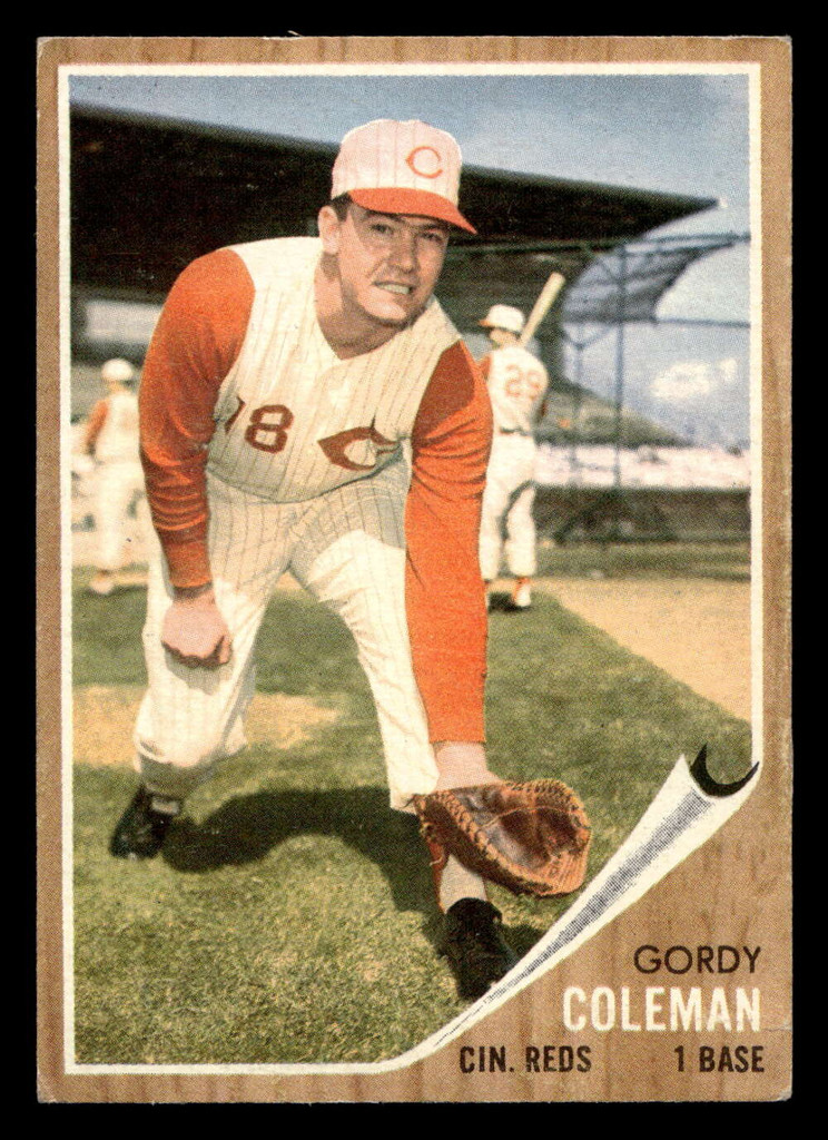 1962 Topps #508 Gordy Coleman Very Good 