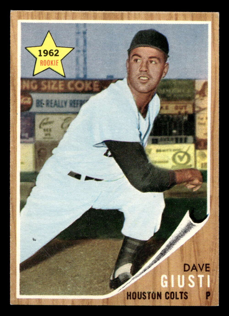 1962 Topps #509 Dave Giusti Near Mint RC Rookie  ID: 402301