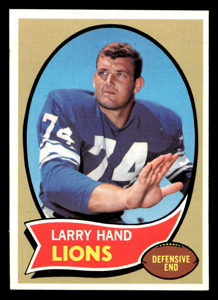 1970 Topps #149 Larry Hand Near Mint RC Rookie  ID: 402638