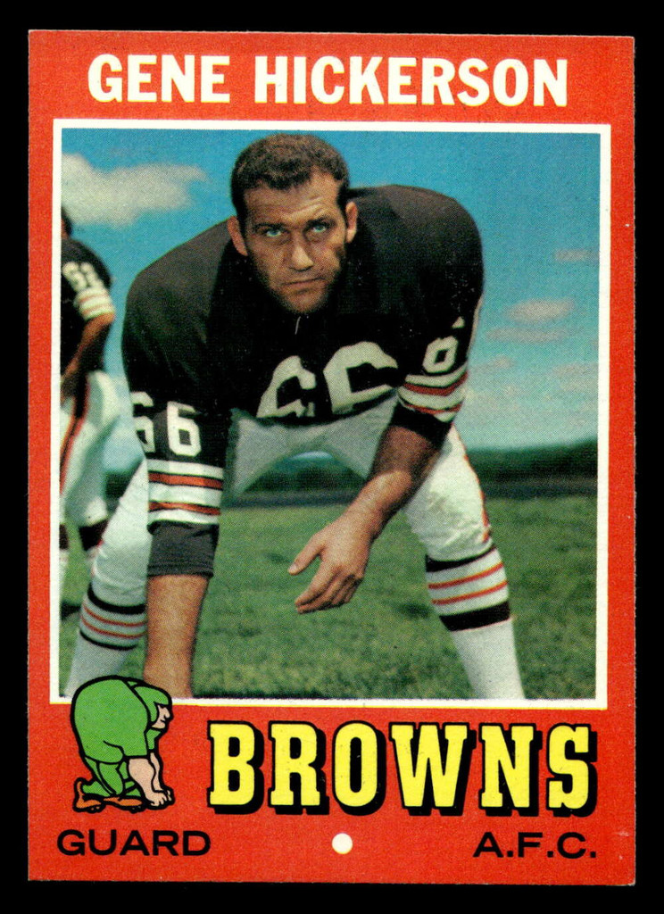 1971 Topps #36 Gene Hickerson Near Mint+  ID: 402836