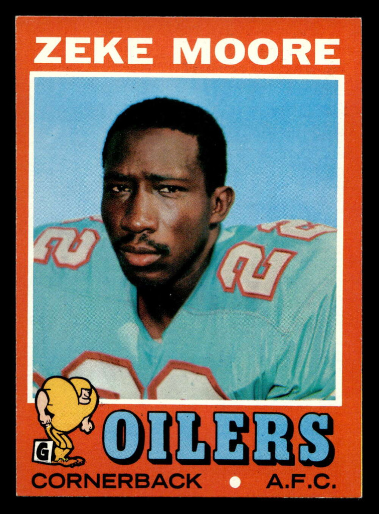 1971 Topps #43 Zeke Moore Near Mint+ RC Rookie 