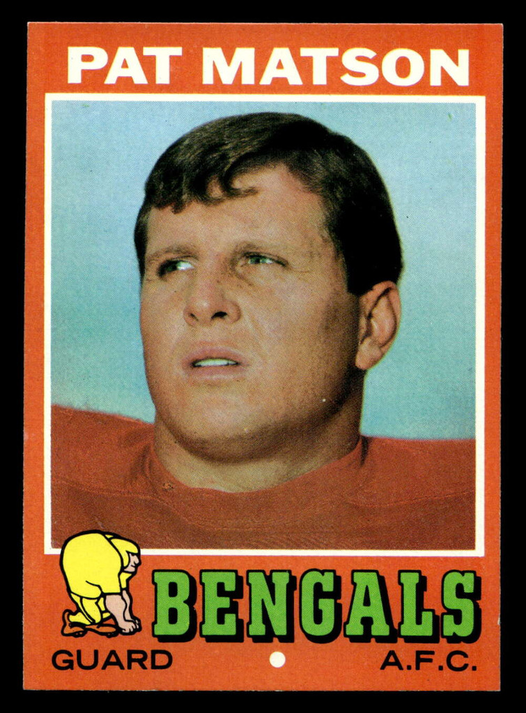 1971 Topps #72 Pat Matson Near Mint+ RC Rookie  ID: 402912