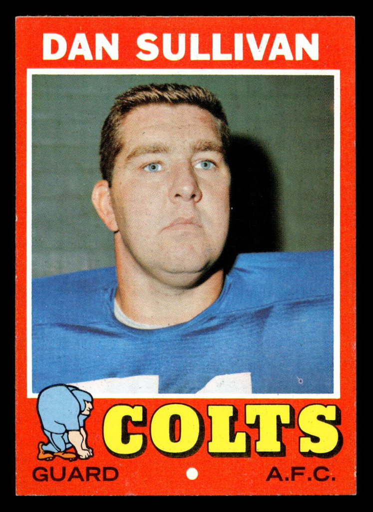 1971 Topps #108 Dan Sullivan Near Mint+ RC Rookie  ID: 402993