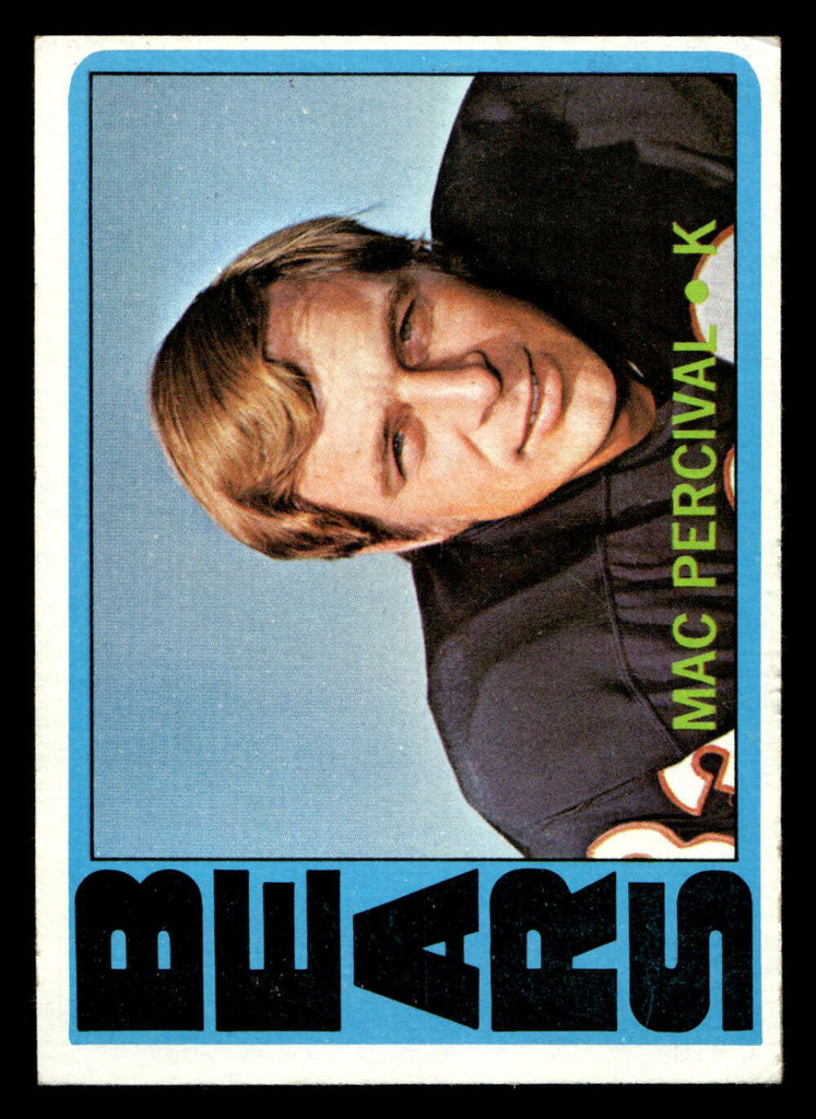 1972 Topps #41 Mac Percival Excellent 