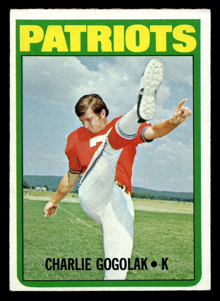 1972 Topps #44 Charlie Gogolak Ex-Mint 