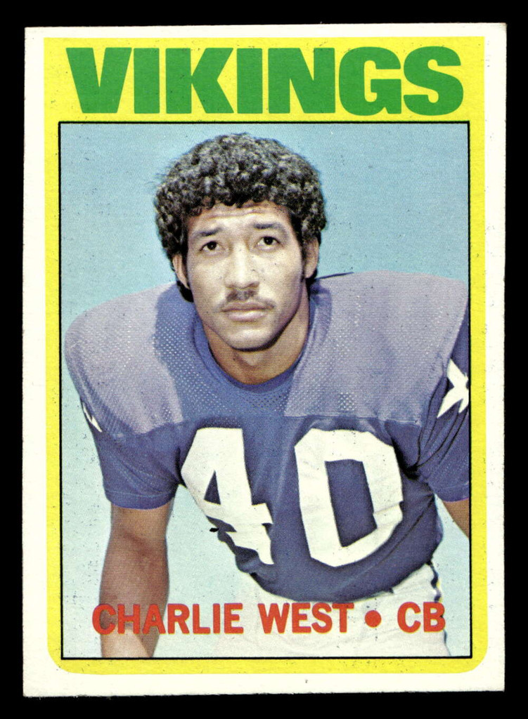 1972 Topps #53 Charlie West Near Mint  ID: 403367