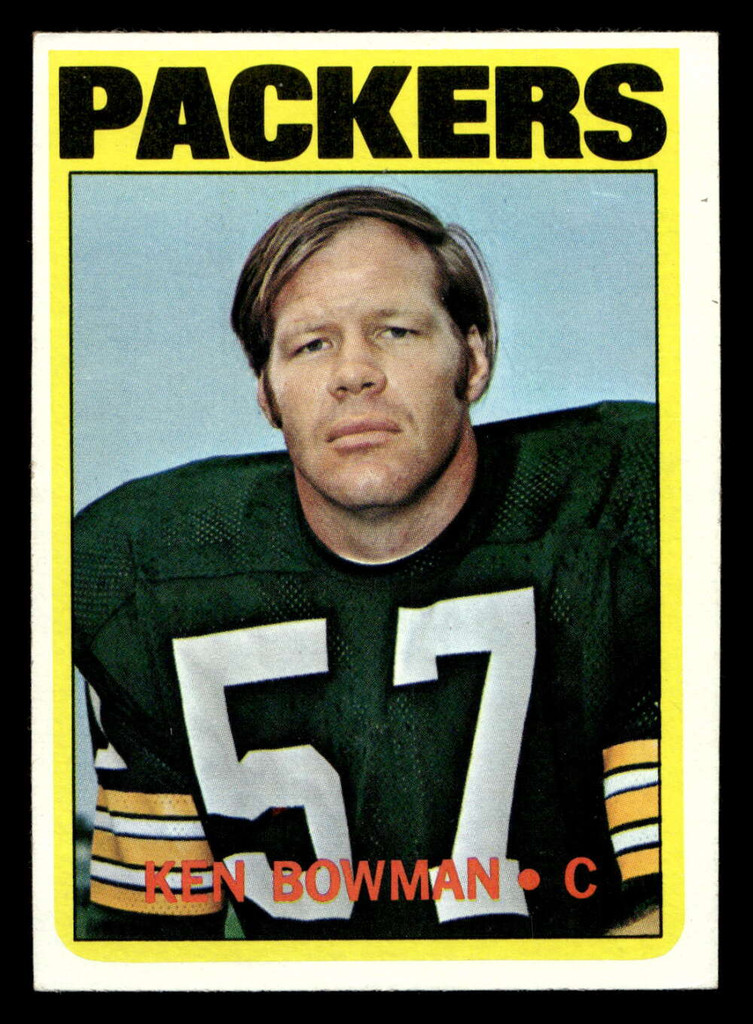 1972 Topps #58 Ken Bowman Ex-Mint 