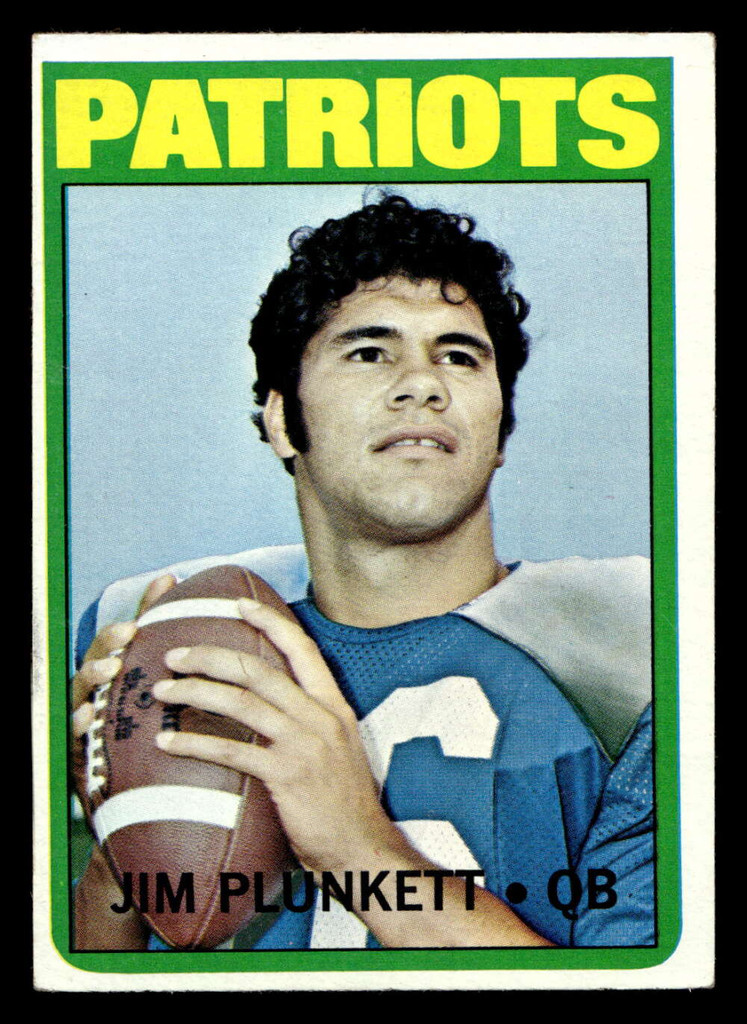 1972 Topps #65 Jim Plunkett Excellent+ RC Rookie  ID: 403380