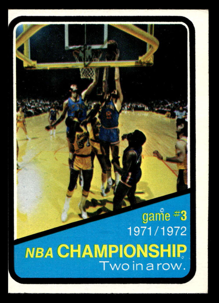 1972-73 Topps #156 NBA Playoffs Game 3 Ex-Mint  ID: 404033