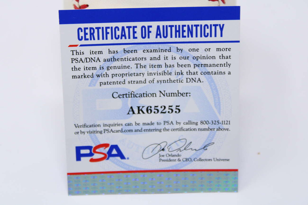 Billy Williams Baseball Signed Auto PSA/DNA Authenticated Chicago Cubs