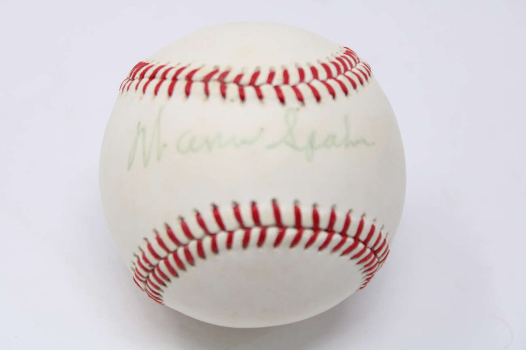 Warren Spahn Baseball Signed Auto PSA/DNA Authenticated Milwaukee Braves ID: 353310