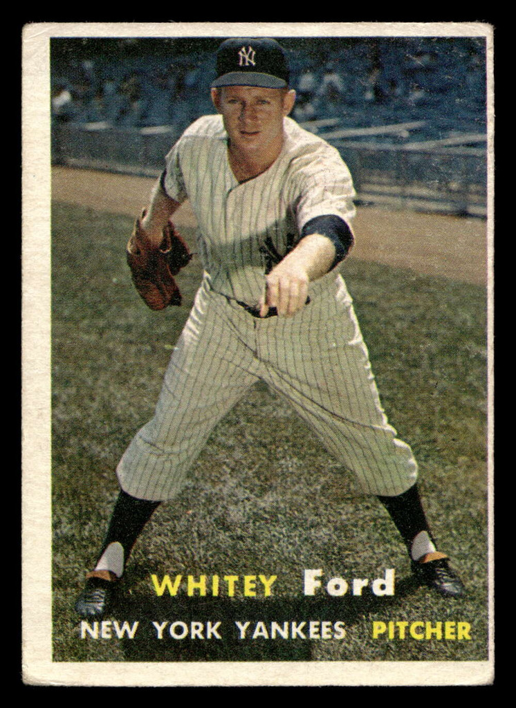 1957 Topps #25 Whitey Ford Very Good  ID: 404835