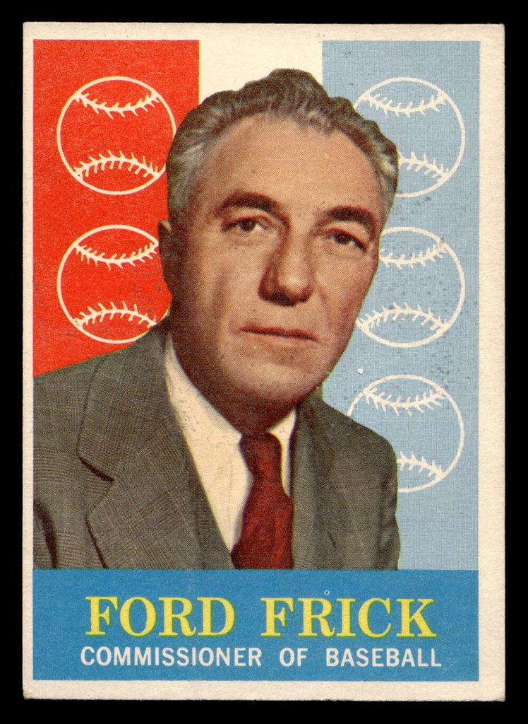 1959 Topps #1 Ford Frick COMM Excellent+  ID: 404910