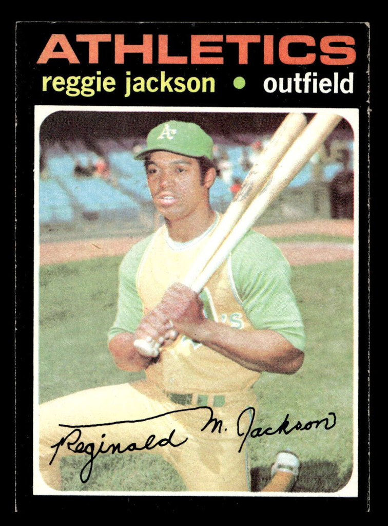 1971 Topps #20 Reggie Jackson Excellent+  ID: 405263