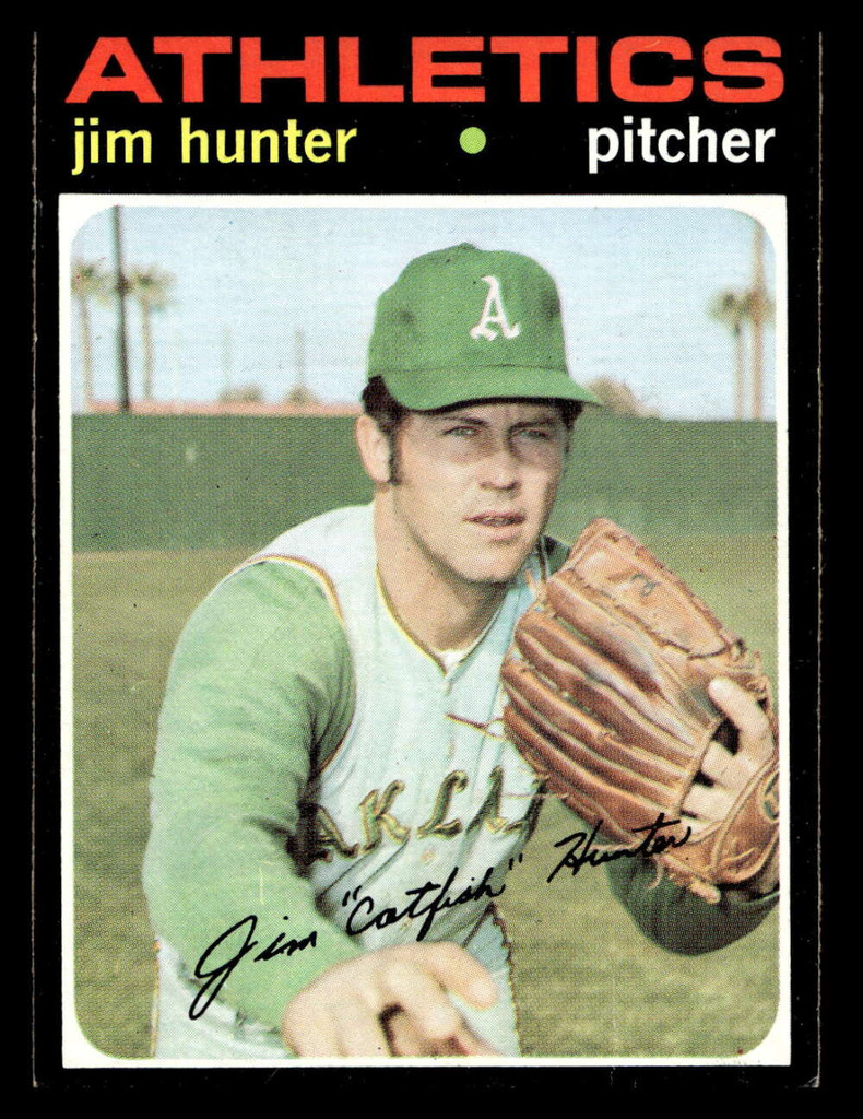 1971 Topps #45 Jim Hunter Excellent+  ID: 405266