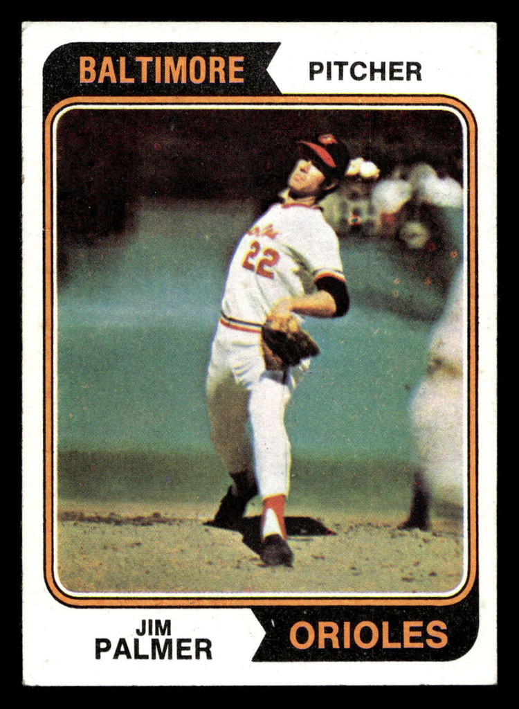 1974 Topps #40 Jim Palmer Excellent  ID: 405534