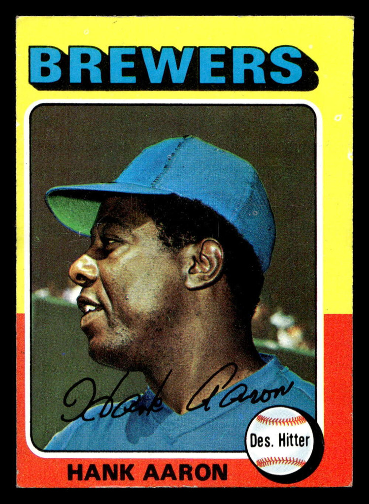 1975 Topps #660 Hank Aaron VG-EX  ID: 405782