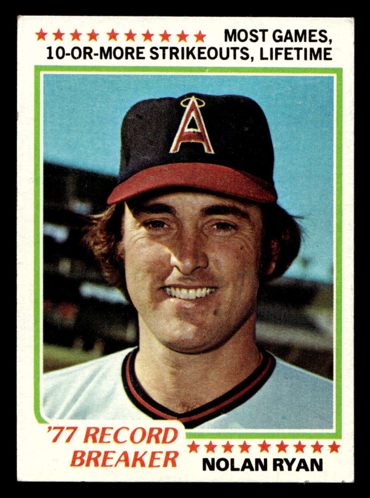 1978 Topps #6 Nolan Ryan RB VG-EX 