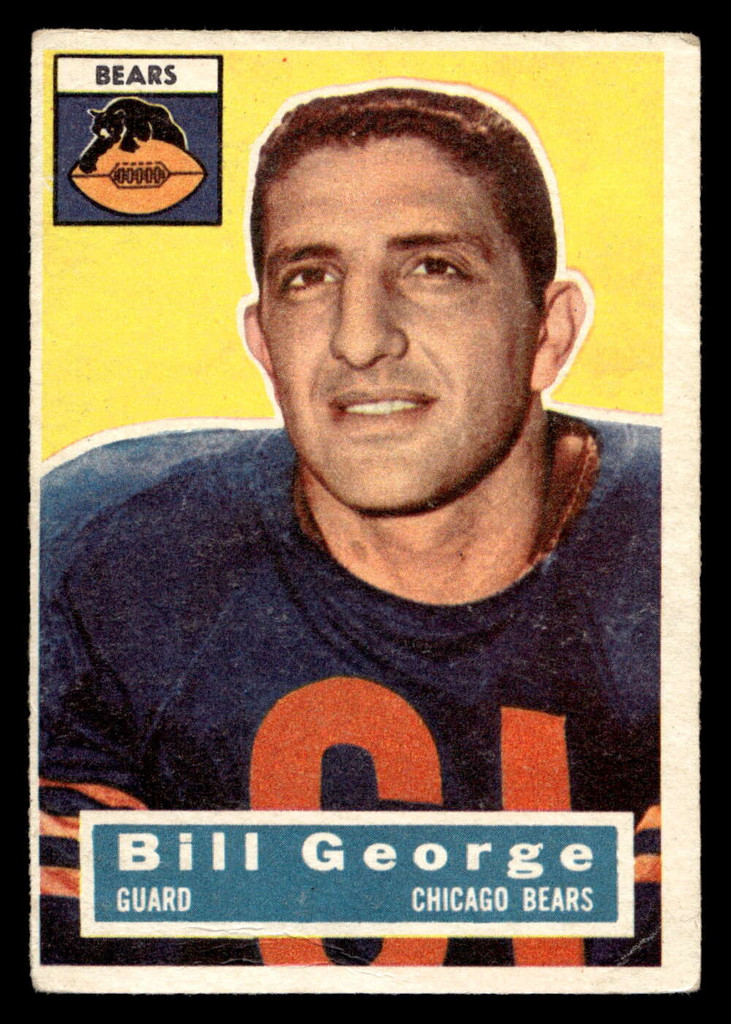 1956 Topps #47 Bill George Very Good RC Rookie  ID: 405958