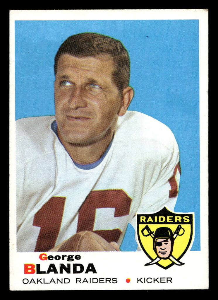 1969 Topps #232 George Blanda Excellent+  ID: 406040