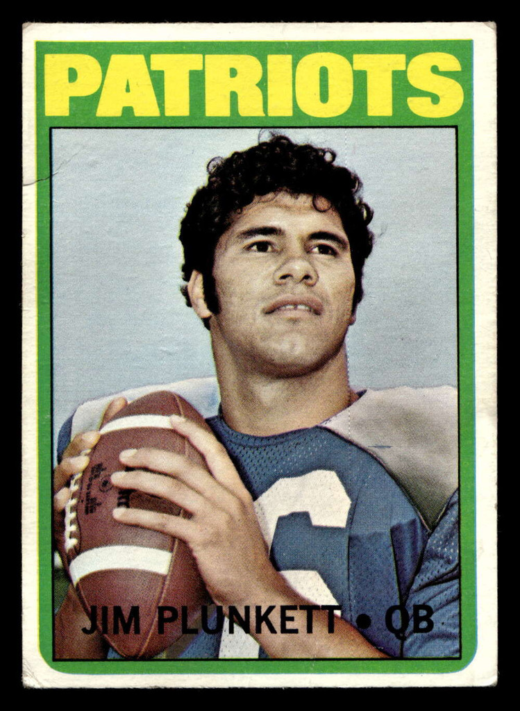 1972 Topps #65 Jim Plunkett G-VG RC Rookie  ID: 406108