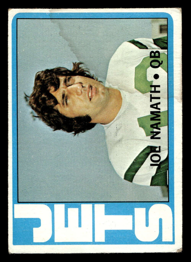 1972 Topps #100 Joe Namath G-VG 