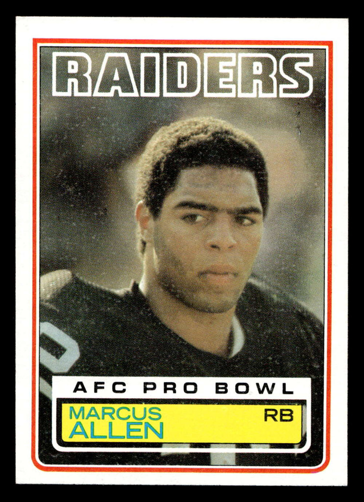 1983 Topps #294 Marcus Allen DP Near Mint+ RC Rookie  ID: 406334