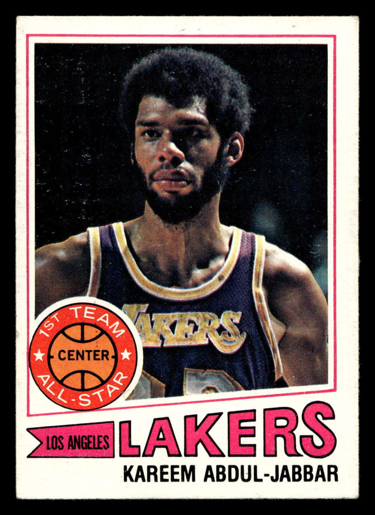 1977-78 Topps #1 Kareem Abdul-Jabbar Excellent+  ID: 406452